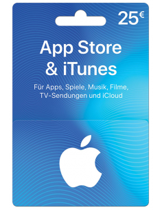 Carte App Store & iTunes de 25€