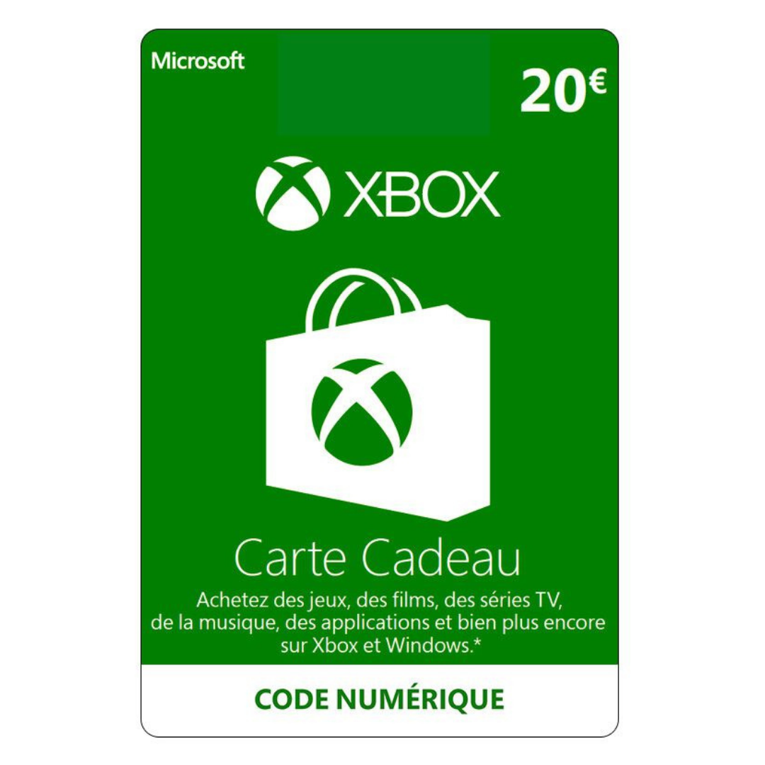 Carte Xbox 20€