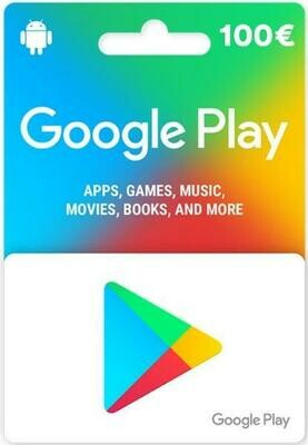 E-carte Google Play 100€