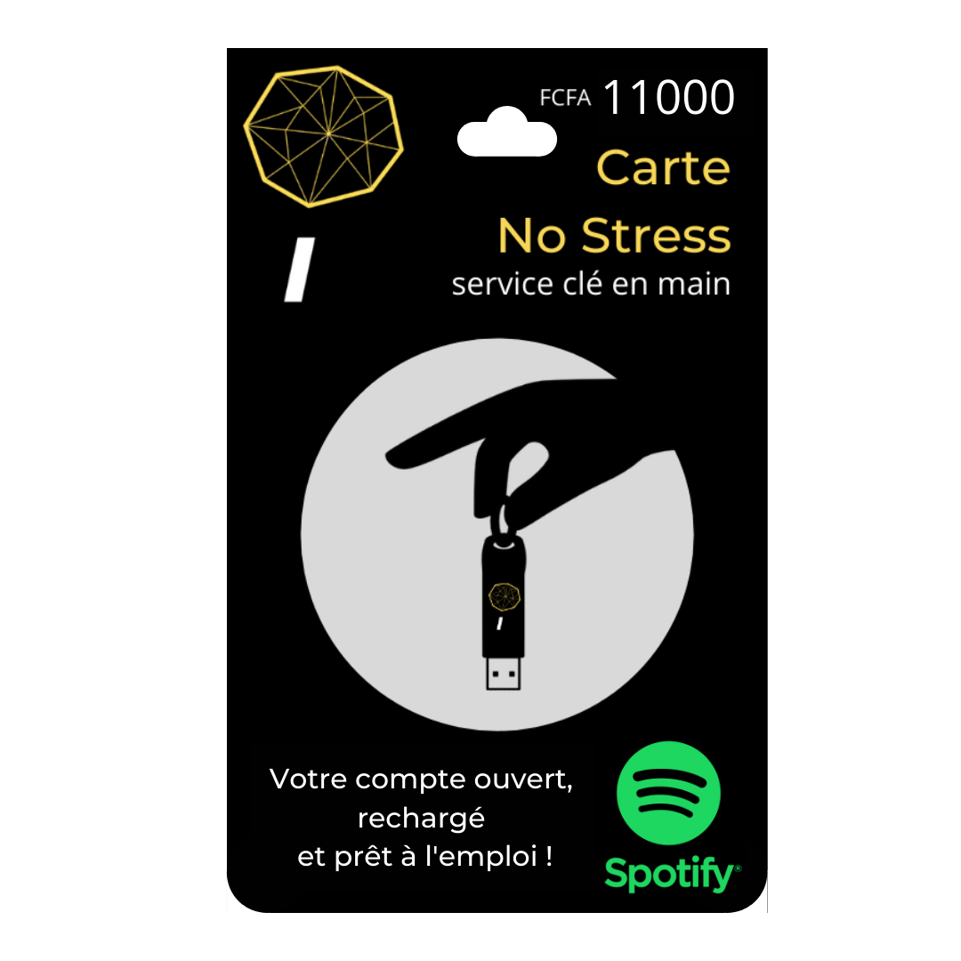 Carte NoStres Spotify Premium