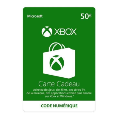 Carte Xbox 50€
