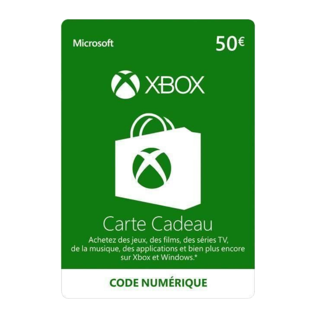 Carte Xbox 50€
