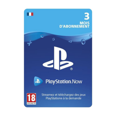 Carte PlayStation Now 3 mois - 24,99€