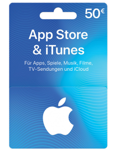 Carte Apple Store &amp; iTunes de 50€