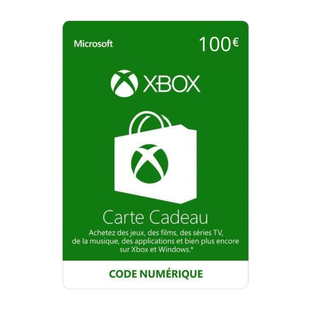 Carte Xbox 100€