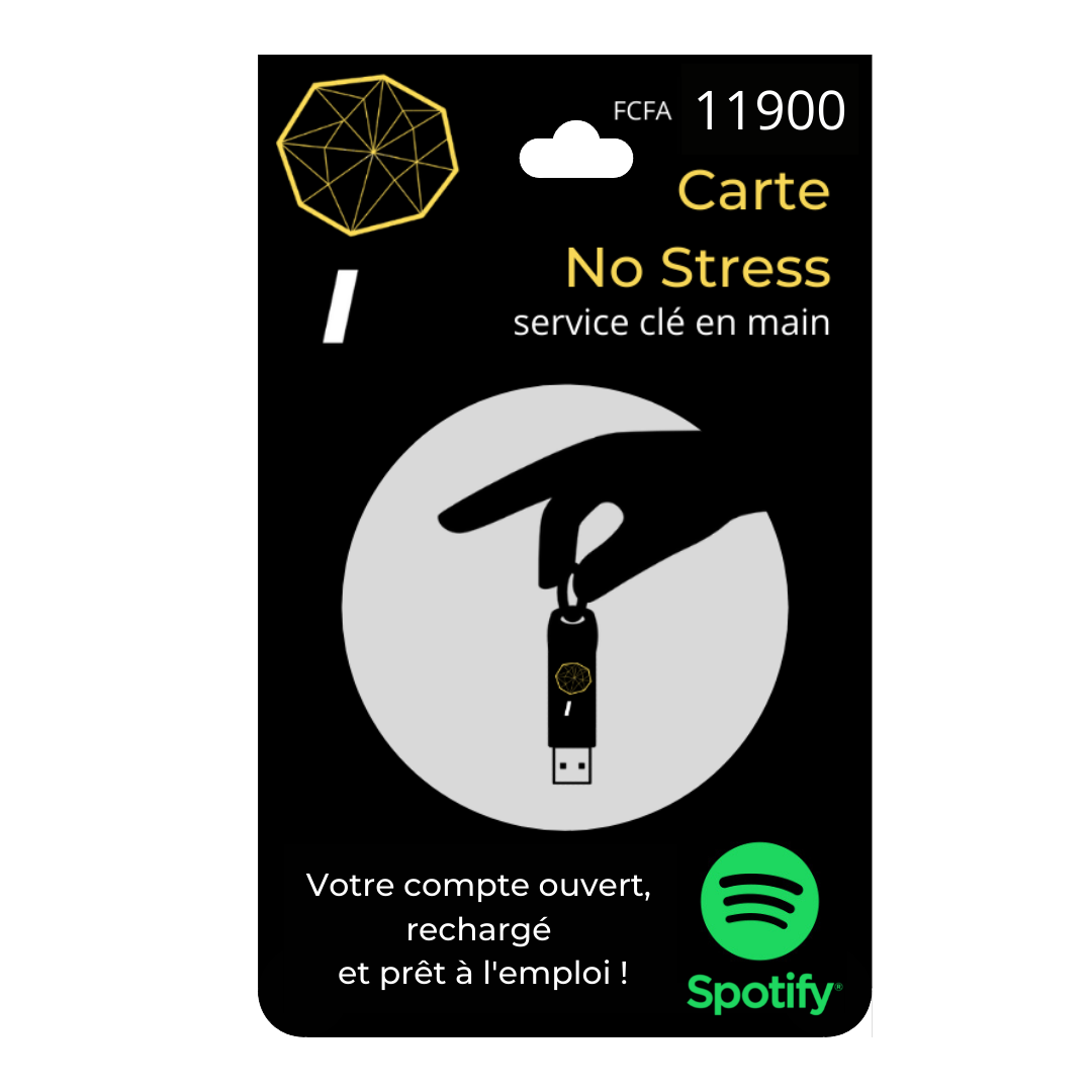 Carte NoStres Spotify Premium