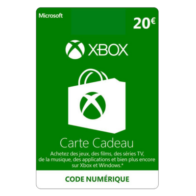 Carte Xbox 20€