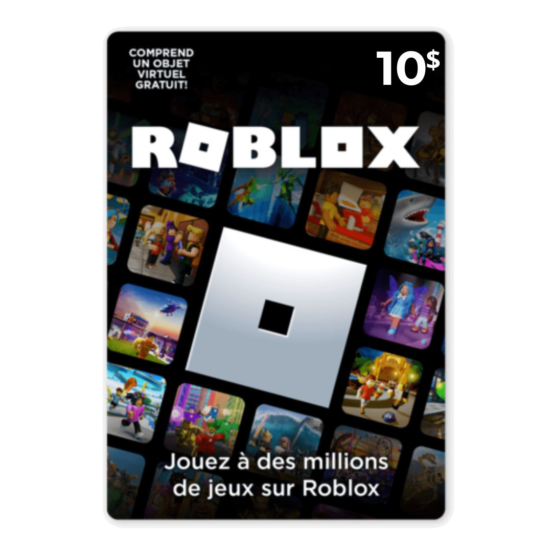 Carte Cadeau Roblox - 10$ | ifactory