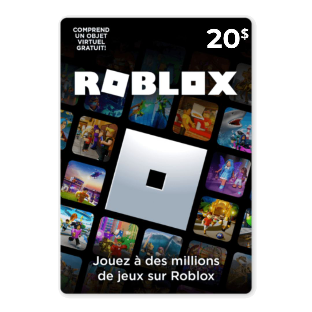Carte Cadeau Roblox - 20$ | ifactory®