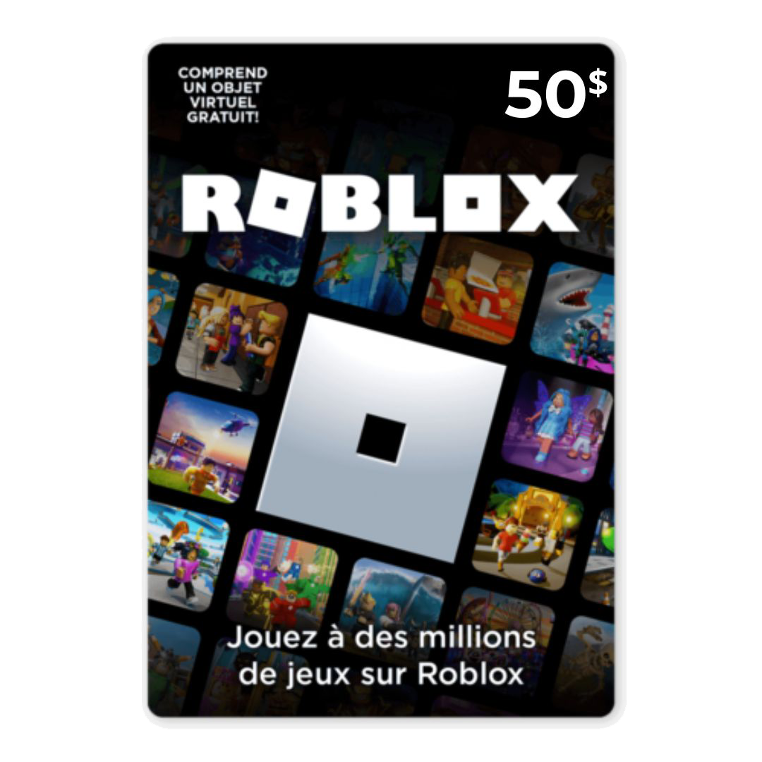 Carte Cadeau Roblox - 50$ | ifactory®