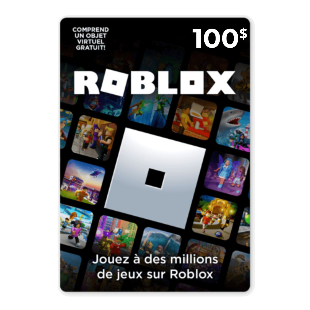 Carte Cadeau Roblox - 100$ | ifactory®