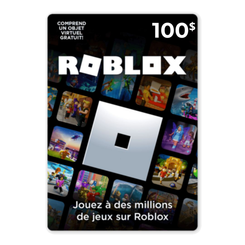 Carte Cadeau Roblox - 100$ | ifactory®