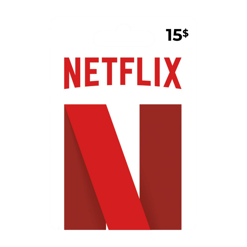 Carte cadeau Netflix 15$