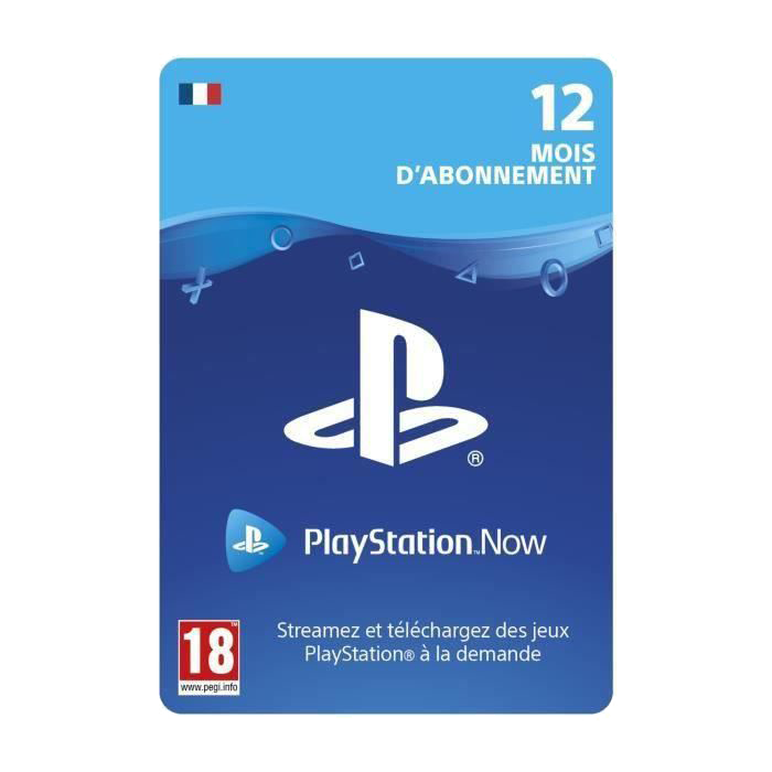 Carte PlayStation Now 12 mois - 59,99€