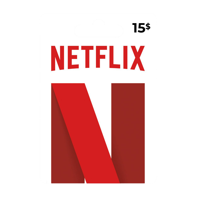 Carte cadeau Netflix 15$