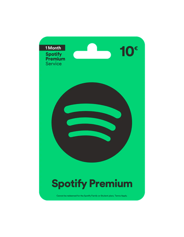 Carte cadeau Spotify Premium 11 €