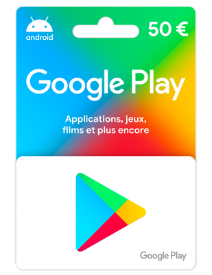 E-carte Google Play 50€