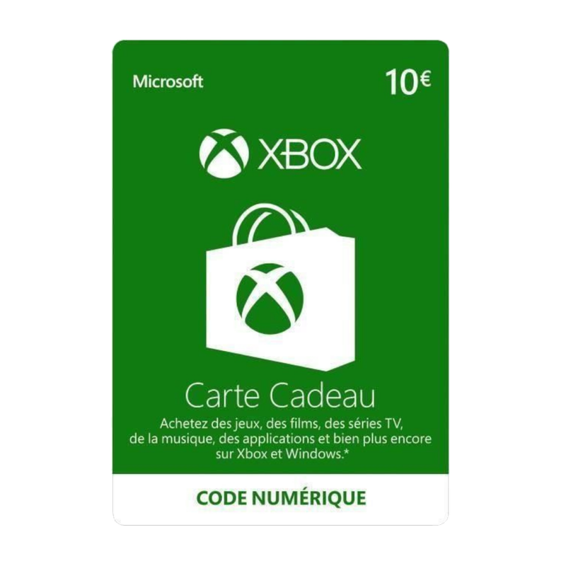 Carte Xbox 10€