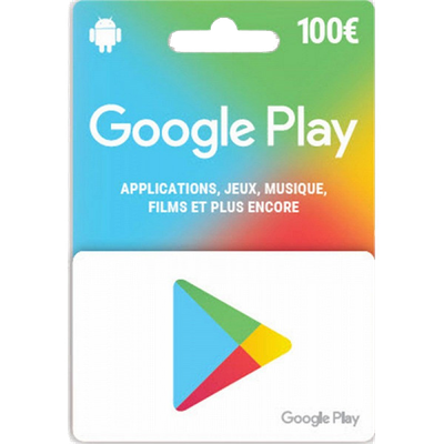 E-carte Google Play 100€
