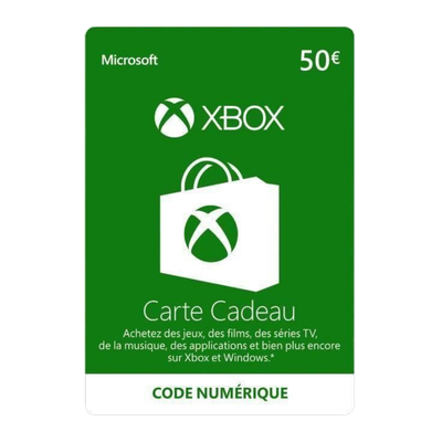 Carte Xbox 50€