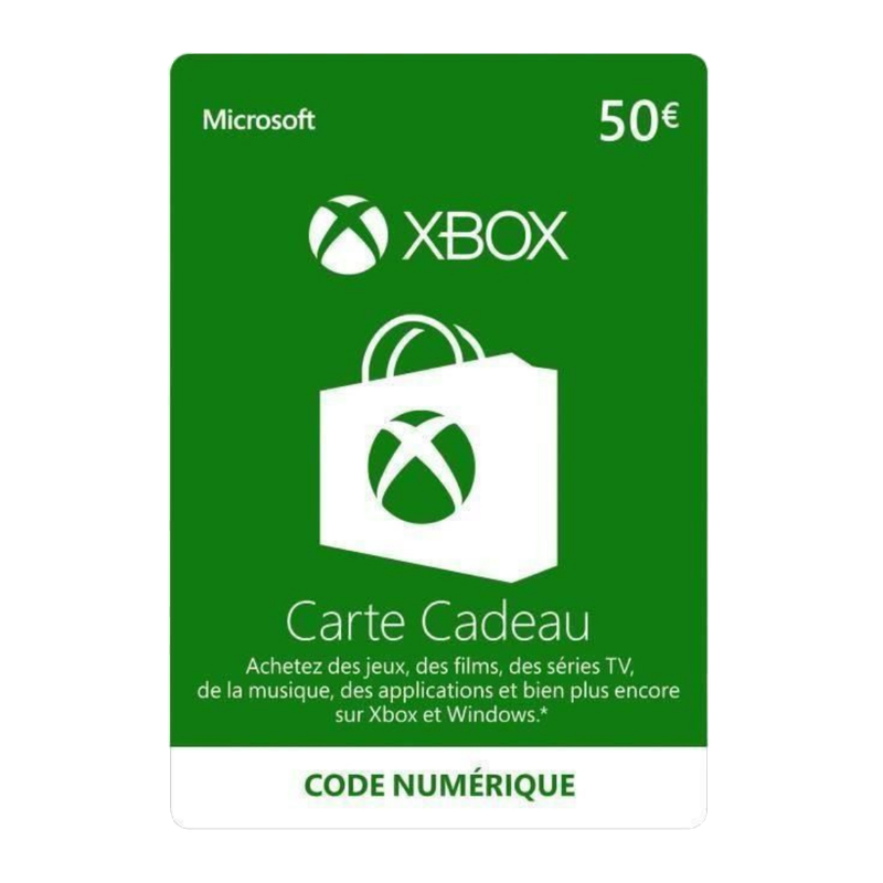 Carte Xbox 50€