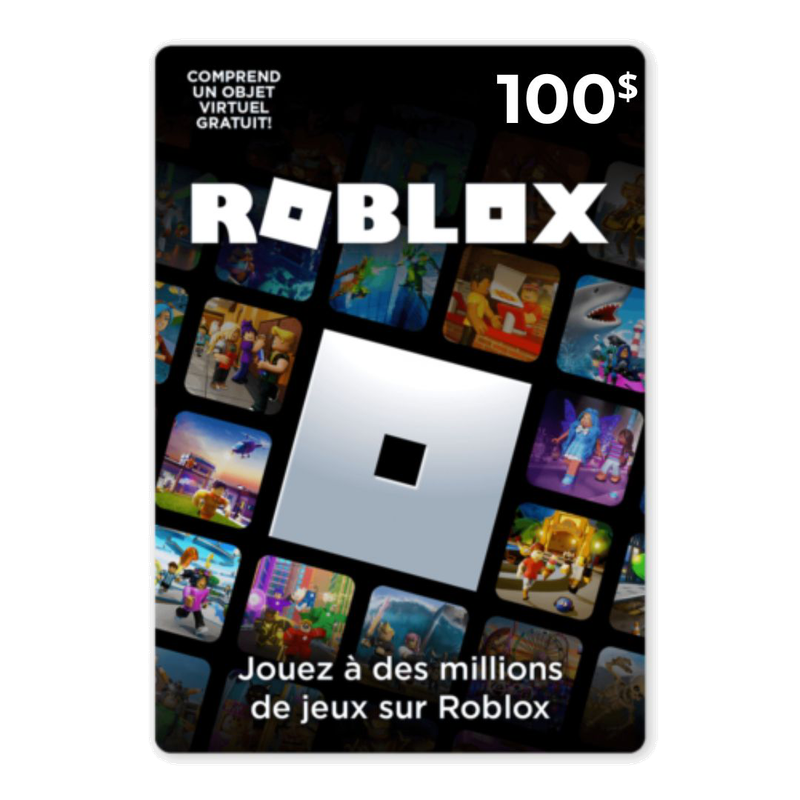 Carte Cadeau Roblox - 100$ | ifactory®