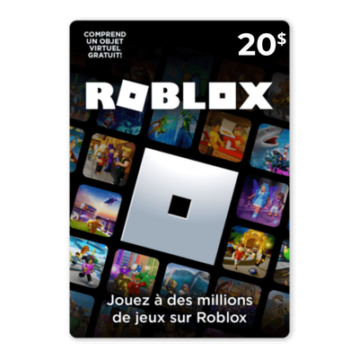 Carte Cadeau Roblox - 20$ | ifactory®