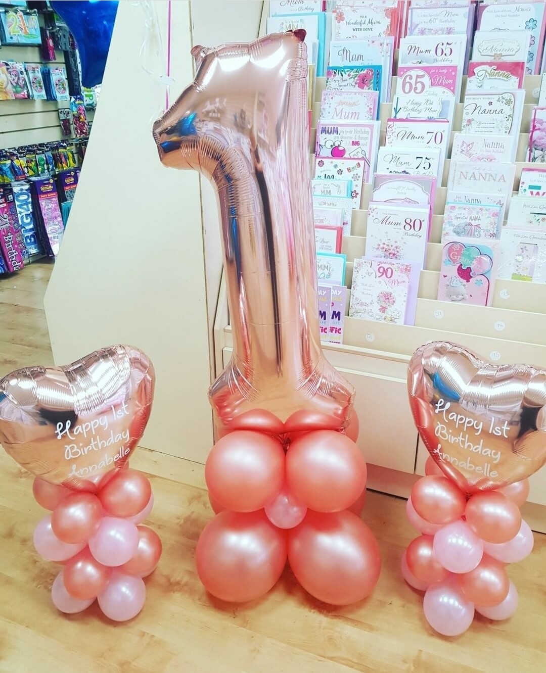 2025 offer - Number Balloon and Customised balloon Trees
