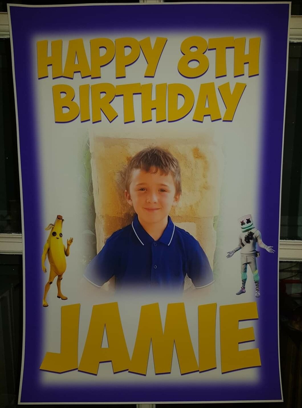 Personalised Window Poster