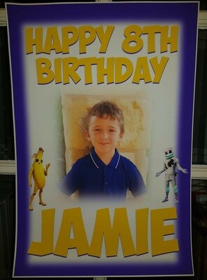 Personalised Window Poster