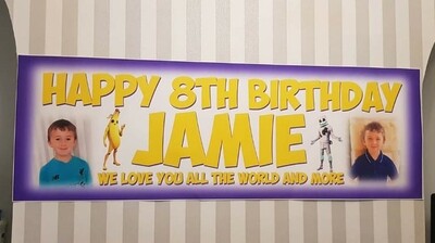 Personalised Banner (different sizes available)