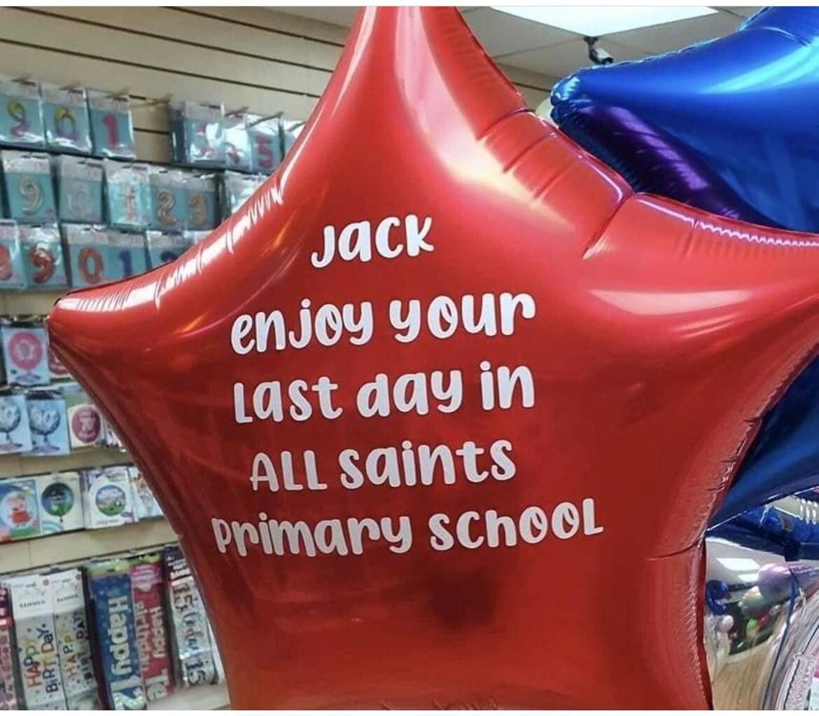 Personalised Single Foil Balloon