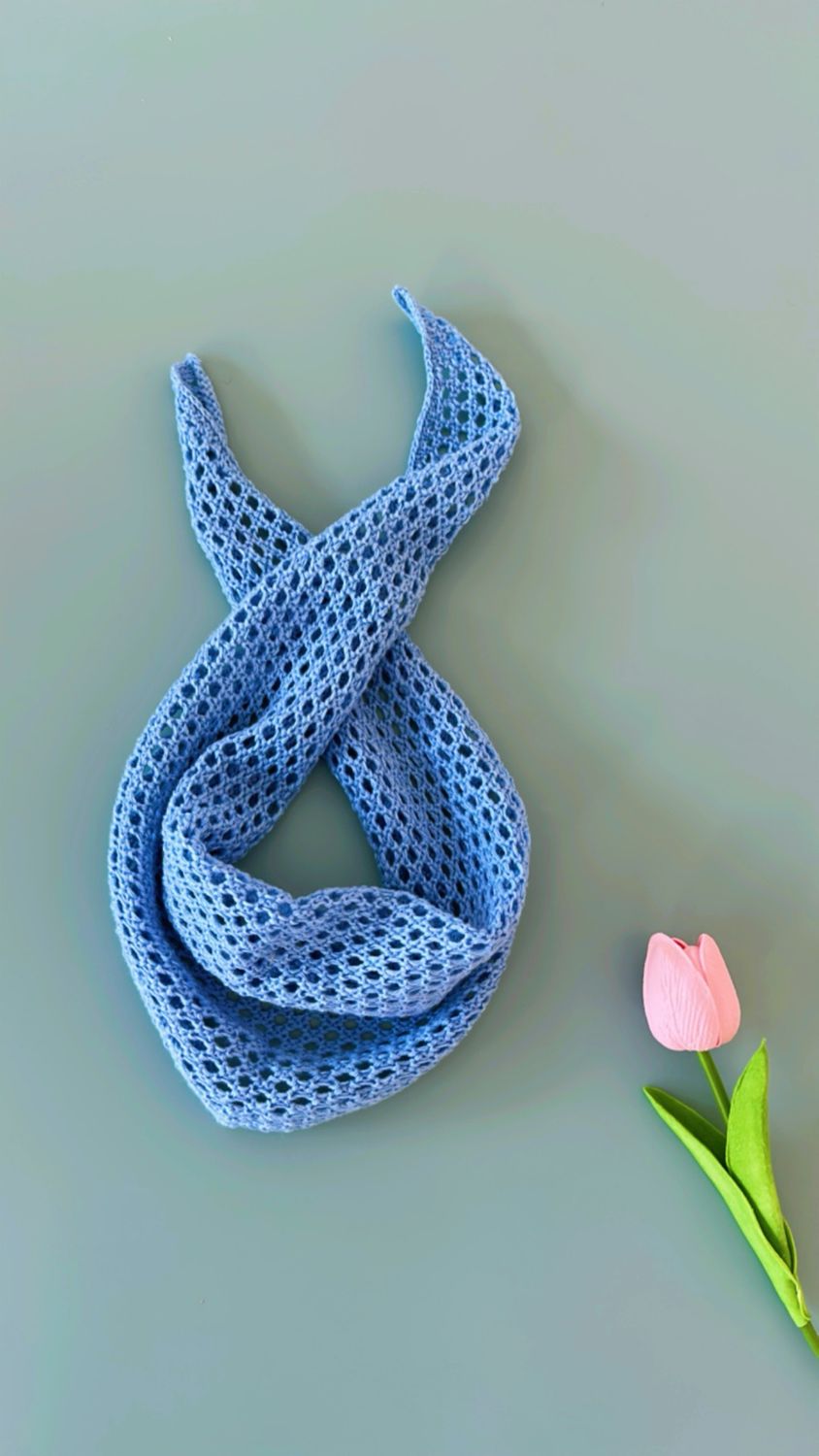 Pañuelo punto azul