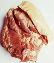 Cogote entero-carne de cerdo