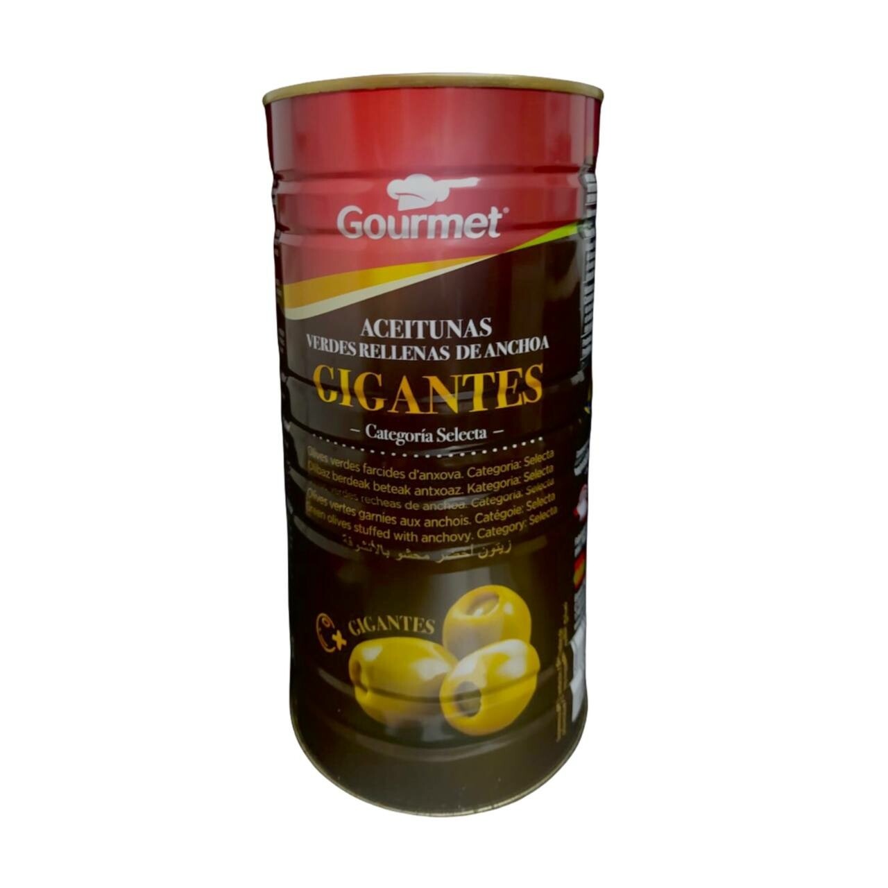Aceitunas Gourmet rellenas anchoa 1.39kg