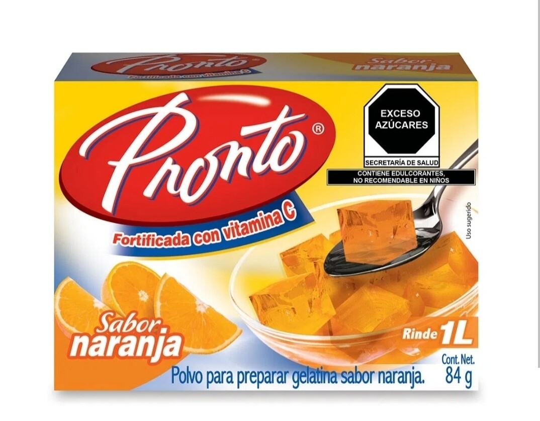 MY- Gelatina naranja JELLO 25 g