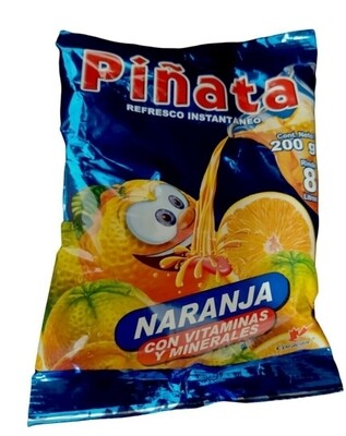 MY- Refresco instantáneo naranja PIÑATA  (200g)