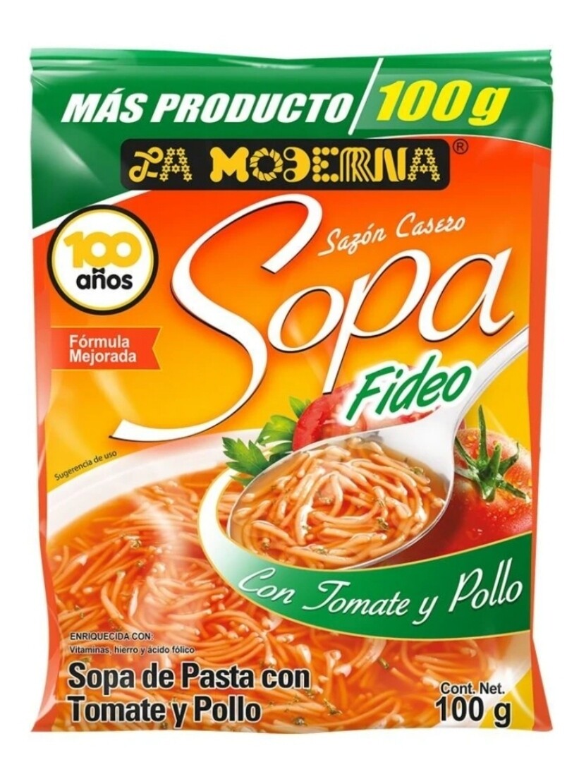 MY- Sopa de tomate y pollo LA MODERNA (100 g)