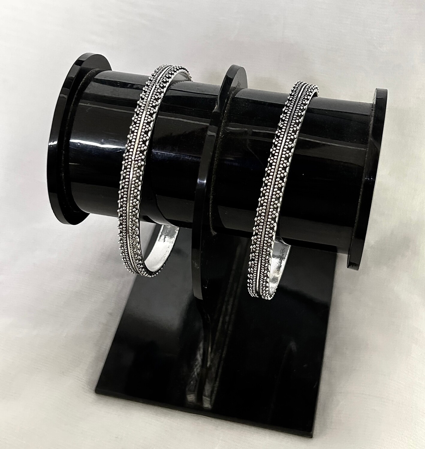 Silver Ladies Rawa Bangles