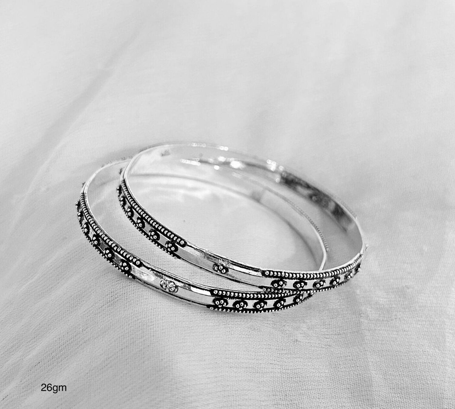 Silver Ladies Bangles