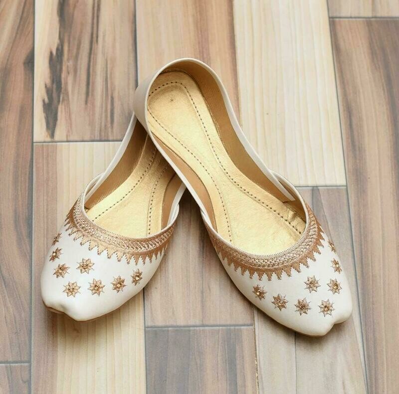 Ivory White Khussa