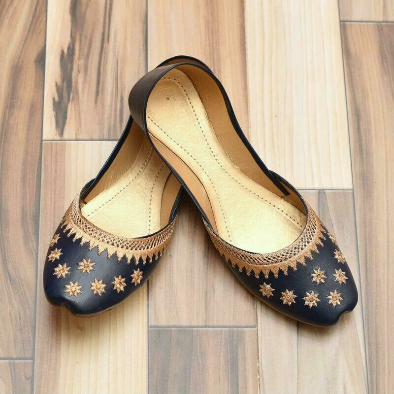 Navy Blue Khussa