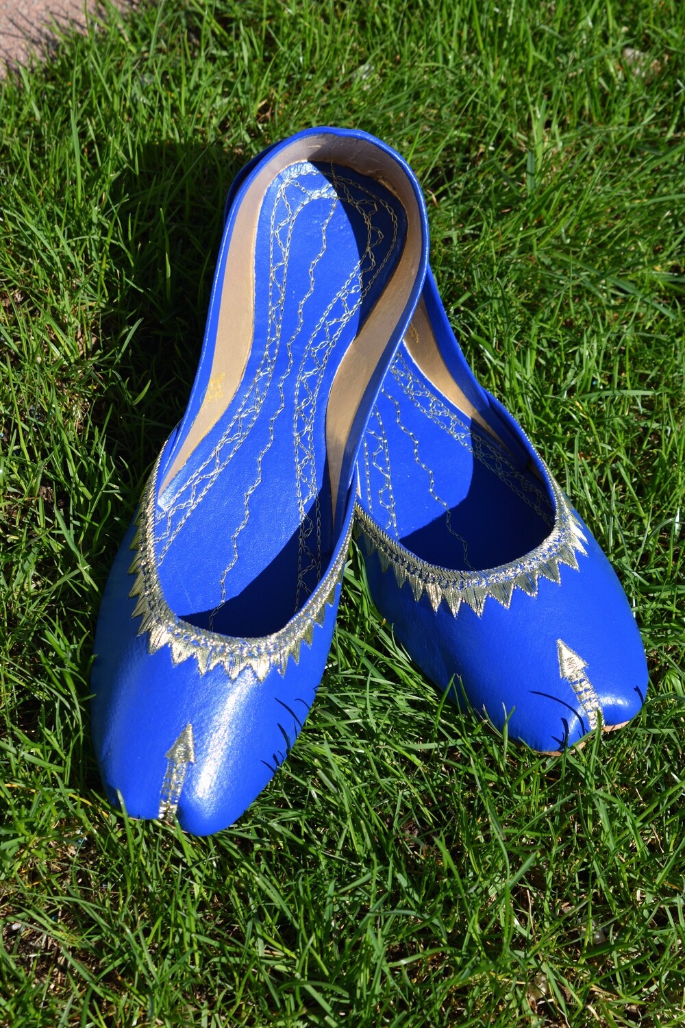 Royal Blue Khussa
