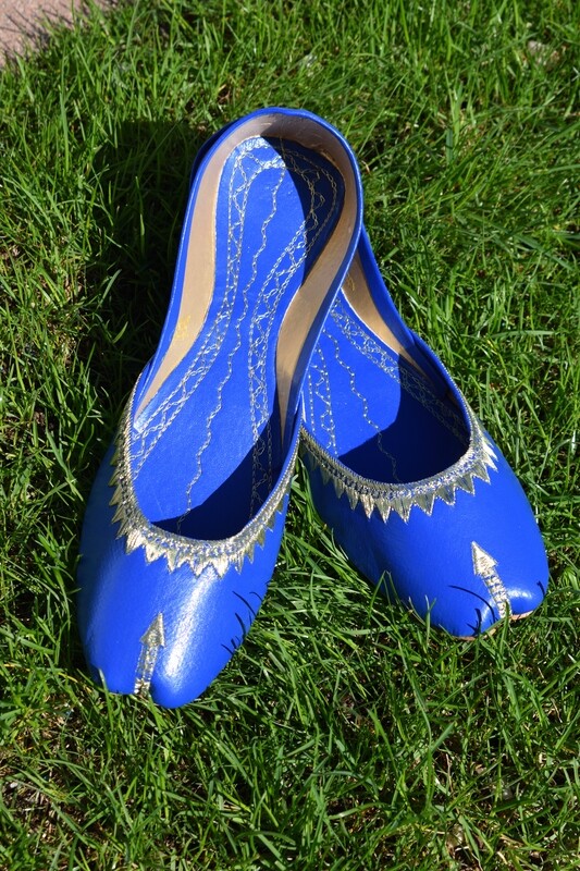 Royal Blue Khussa