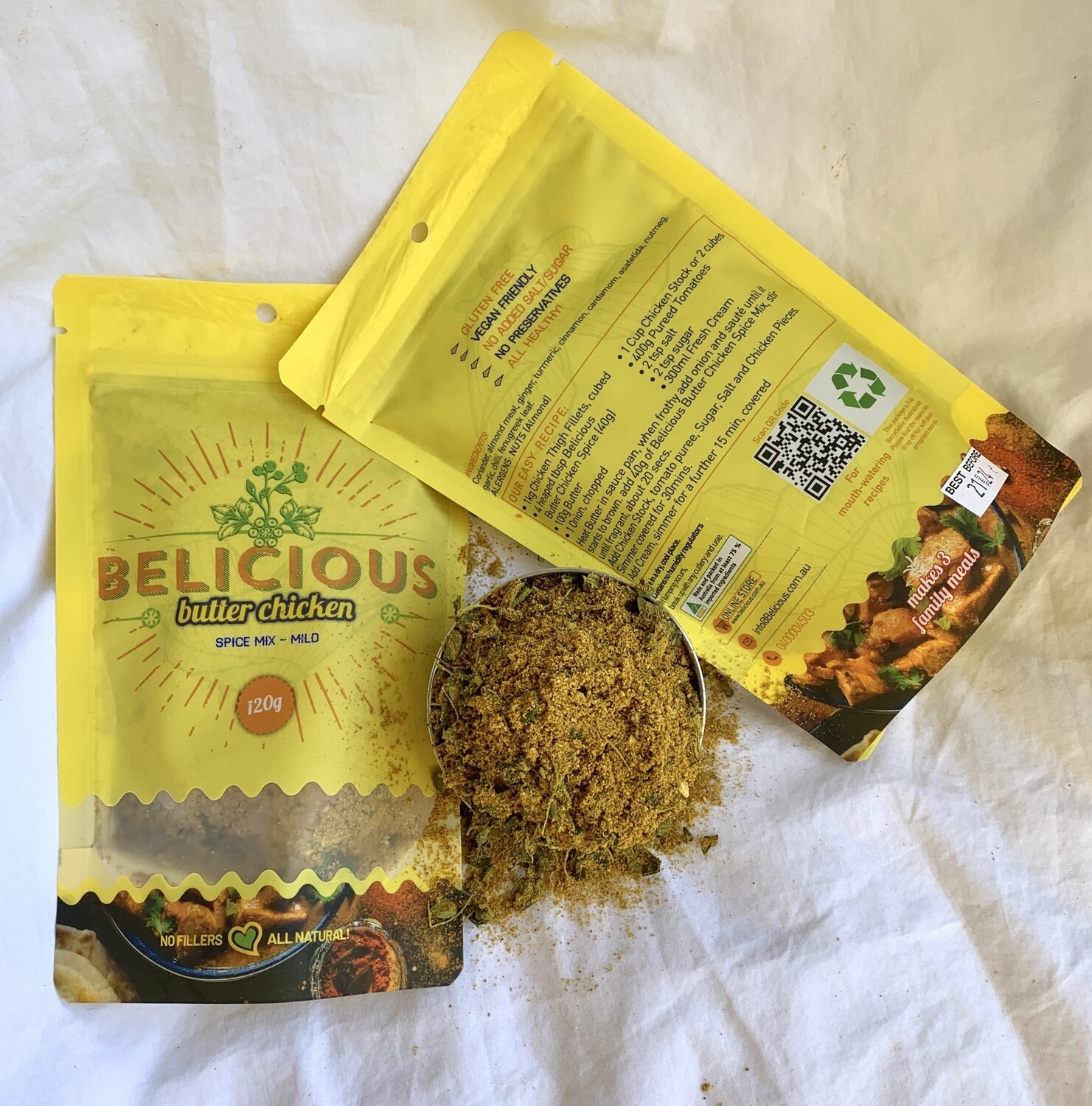 Belicious Butter Chicken Spice Mix 120g