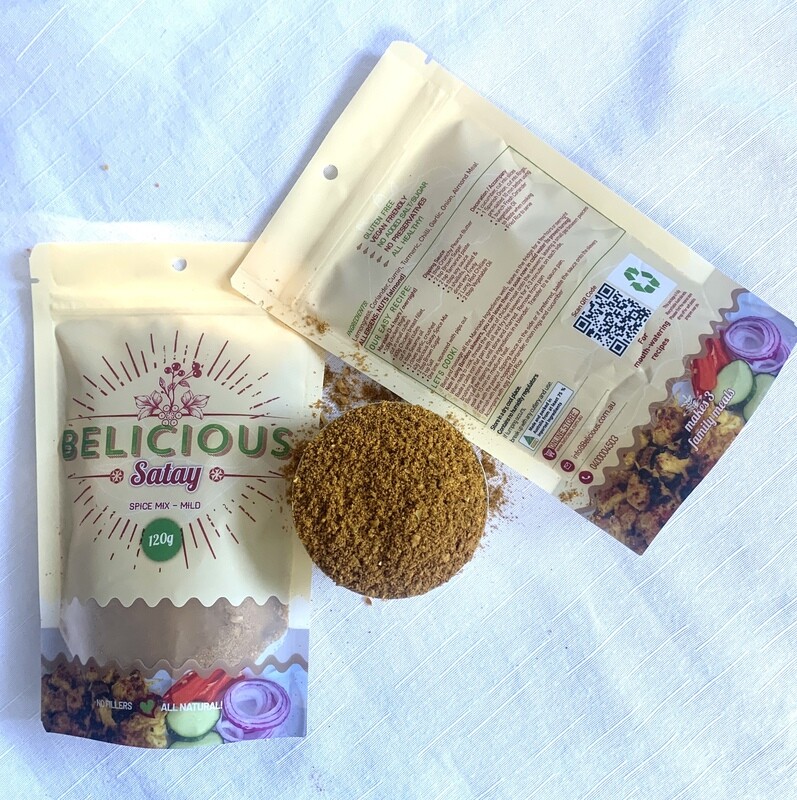 Satay Spice Mix (Mild) 120g