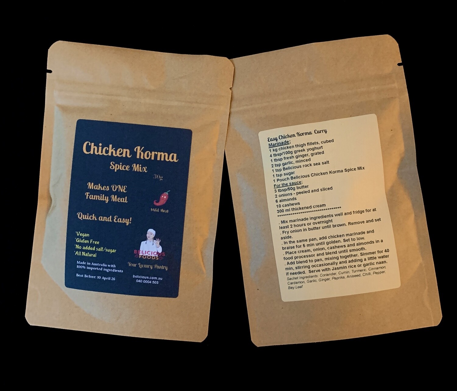 Chicken Korma - OneMeal Range