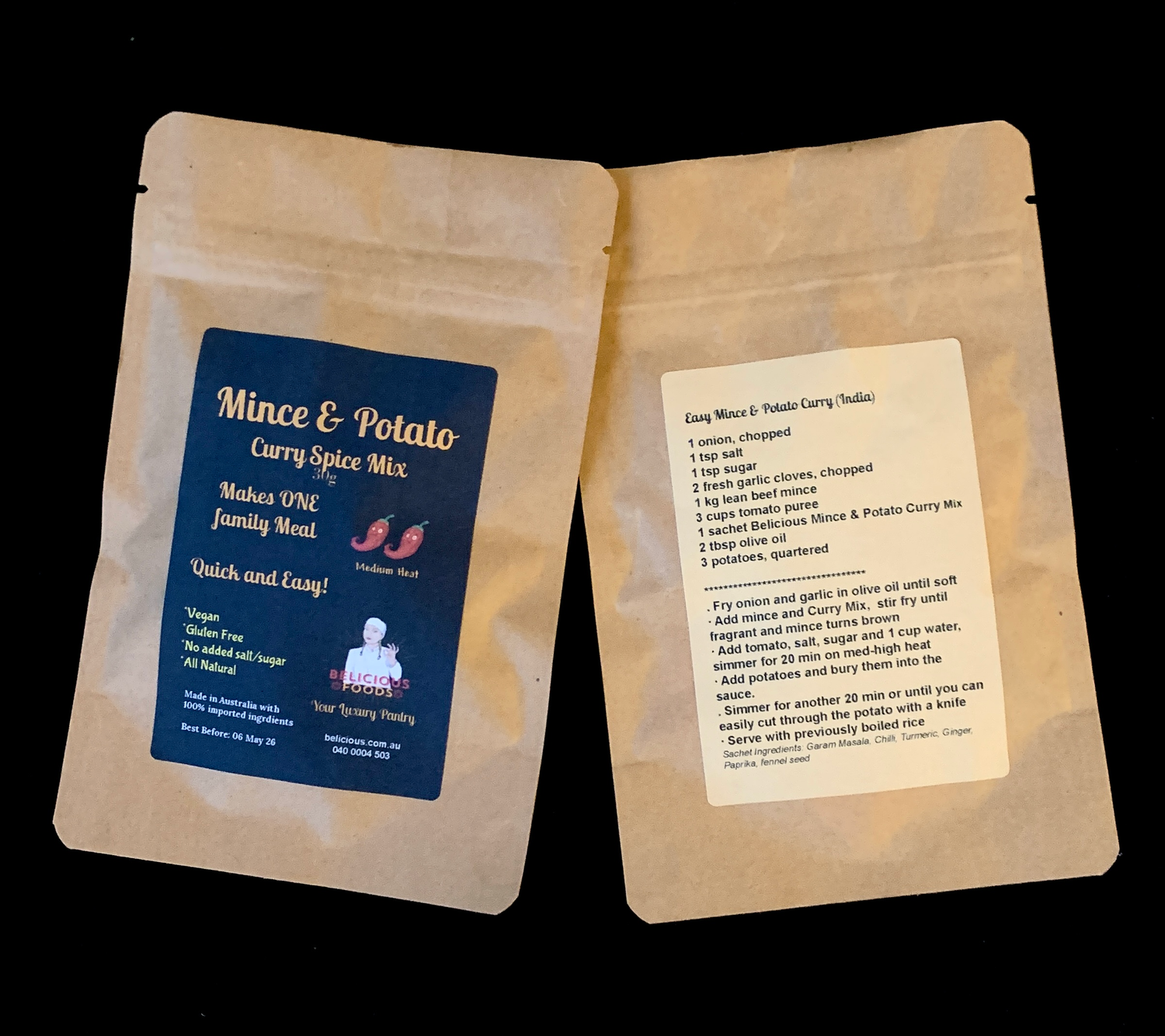 Mince & Potato Curry (Keema Aloo) - OneMeal Range Mince & Potato Curry (Keema Aloo) - OneMeal Range