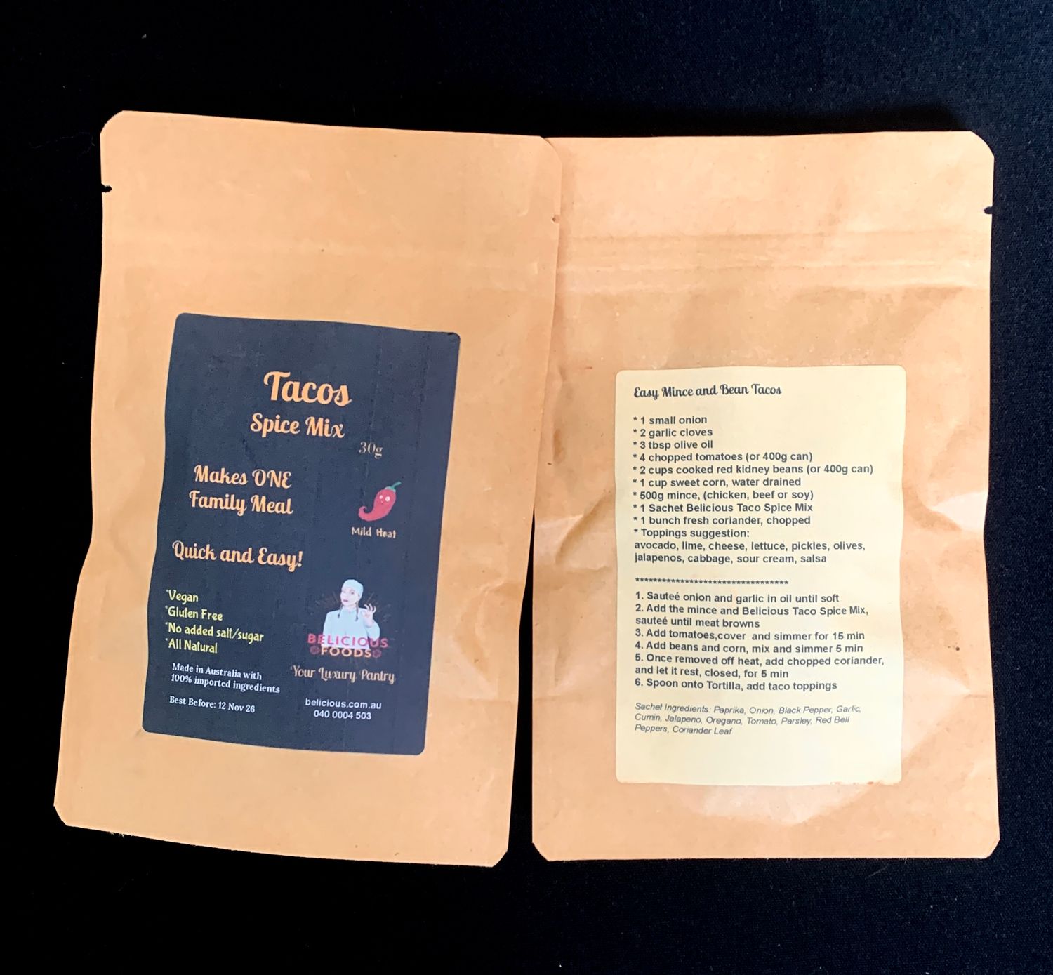 Taco - OneMeal Range - Mild Heat