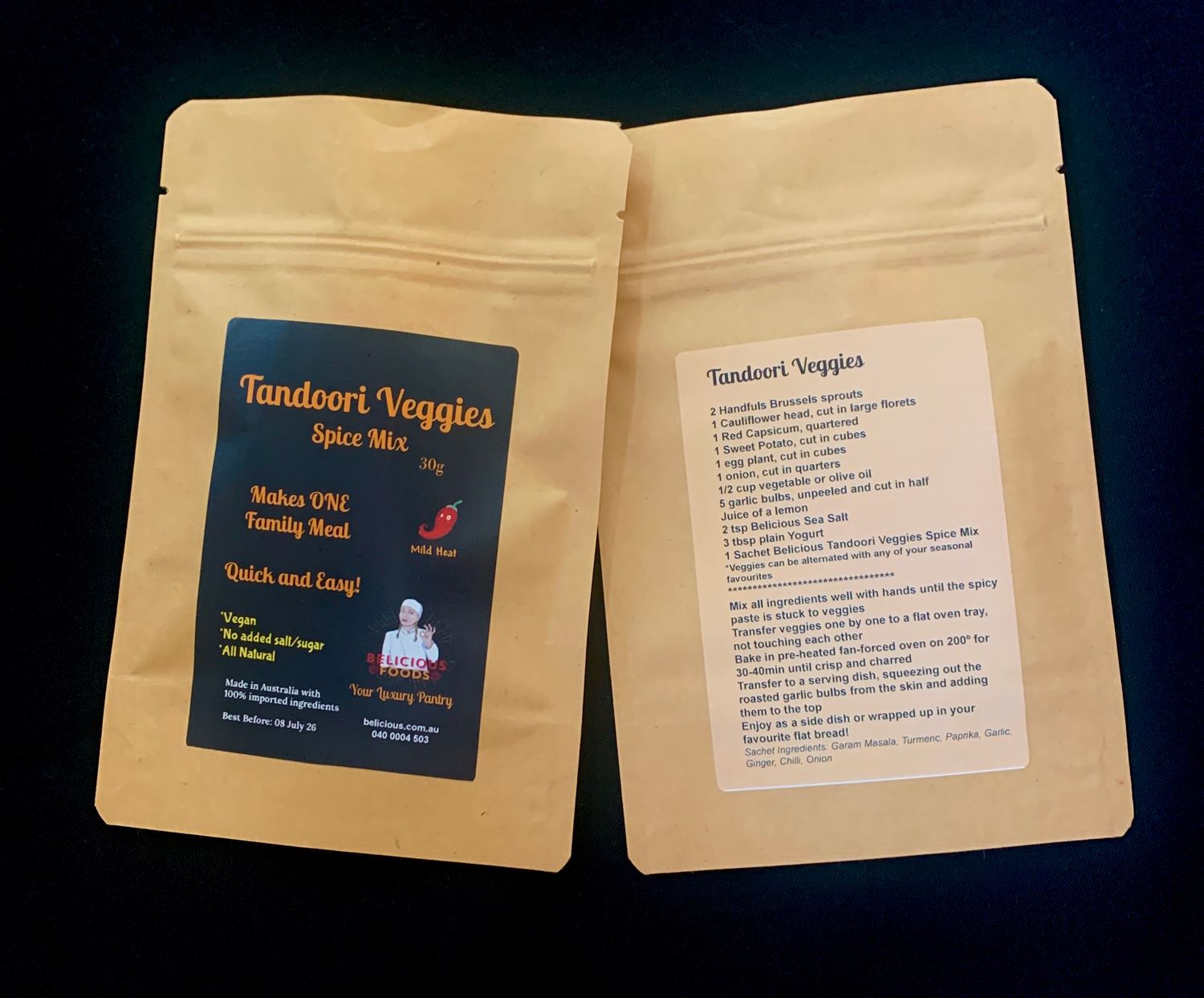 Tandoori Veggies Spice Mix - OneMeal